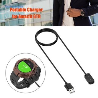 [ElectronicMall01.th] สายชาร์จ USB DE 1 เมตร 3.28 ฟุต แบบพกพา สําหรับ Amazfit T-Rex GTR 42 มม. 47 มม.