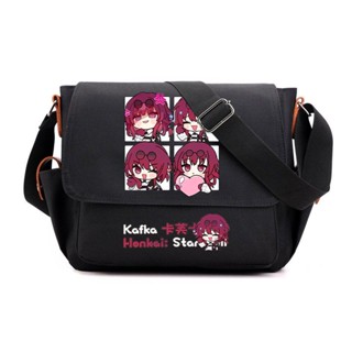 Honkai: Star Rail peripheral Japanese crossbody bags Two-Dimensional anime Kafka hundred shoulder bags school bags for men and women กระเป๋าสะพายไหล่