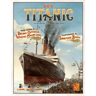 SOS Titanic บอร์ดเกมแท้ คู่มือภาษาอังกฤษ