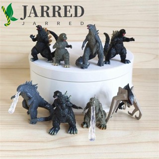 Jarred โมเดลฟิกเกอร์ รูปไดโนเสาร์ Godzilla ขนาดเล็ก ของเล่นสําหรับเด็ก เก็บสะสม 8 ชิ้น