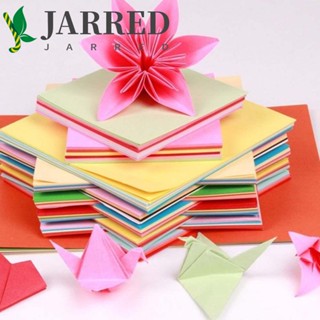 Jarred Origami กระดาษพับสองด้าน DIY ของเล่นสําหรับเด็ก