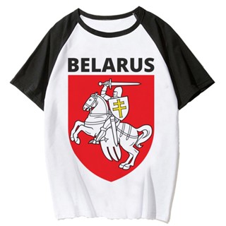 เสื้อยืด พิมพ์ลายอนิเมะ belarus สไตล์ญี่ปุ่น สําหรับผู้หญิง