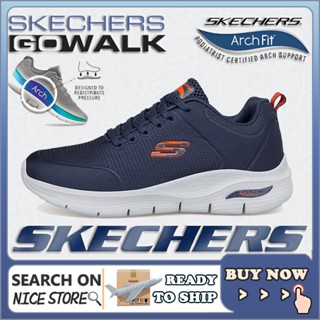 [รองเท้าผ้าใบผู้ชาย คุณภาพดี] Skechers_ Go-Walk ARCH-Fit รองเท้าผ้าใบลําลอง สําหรับผู้ชาย เหมาะกับการเล่นกีฬากลางแจ้ง