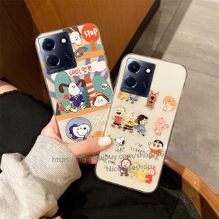 เคสโทรศัพท์มือถือนิ่ม กันหล่น ปิดด้านหลัง ลายการ์ตูนสนูปปี้ สําหรับ Infinix Note 30 Pro VIP 30i Hot 30 Play NFC Smart 7 Plus HD 4G 5G