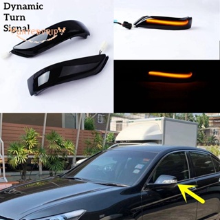 ไฟเลี้ยวไดนามิก LED สีดํา สําหรับ Honda Accord 08-13 Acura RL 06-09