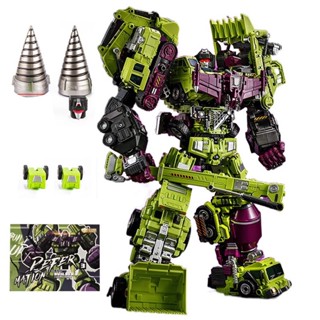 Spot 6IN1 Jinbao destroyer &amp; Kit G1 GT deformation masterpiece action character toy movie 8008 oversized 45cm deformation car robot