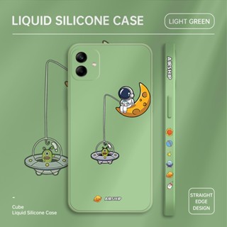 เคสโทรศัพท์มือถือ TPU แบบนิ่ม ลายการ์ตูนนักบินอวกาศ ป้องกันเลนส์ สําหรับ Samsung A04 A04e A14 A24 A34 A30s