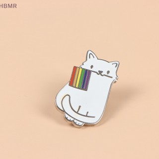 [HBMR] เข็มกลัด รูปธงชาติแมว LGBT เกย์ฝน เครื่องประดับ 1 ชิ้น HL