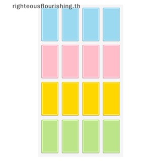 Righteousflourishs.th สติกเกอร์ฉลาก ชื่อ กันน้ํา มีกาวในตัว หลากสี สําหรับติดตกแต่งโรงเรียน สํานักงาน 1 ชุด