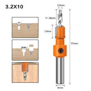 New Hexagon-Shank Countersink Drill Bit Woodworking Screw Wood Hole Drill Bits