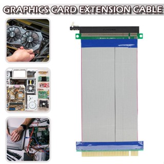 New PCI-E Express 16X-16X Riser Card Extender Ribbon Flexible Extension Cable