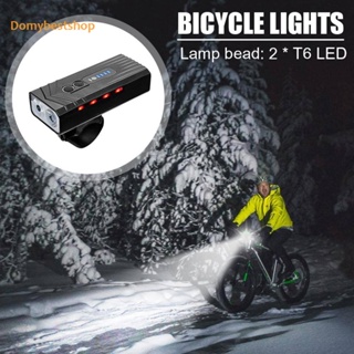 [Domybestshop.th] โคมไฟ LED 800LM 10W เซนเซอร์อัจฉริยะ สําหรับติดด้านหน้ารถจักรยานเสือภูเขา