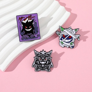 เข็มกลัด รูปการ์ตูนอนิเมะ Monster Gengar Enamel Pins Pokemon Pin Wound Bandage เครื่องประดับ ของขวัญ