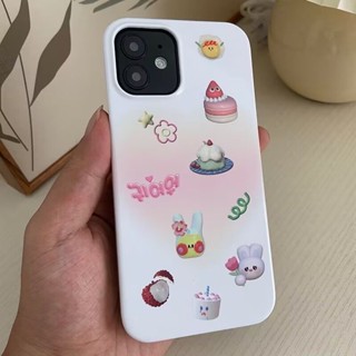 เคสโทรศัพท์มือถือ ซิลิโคนนุ่ม ลายการ์ตูนกระต่าย หัวใจ สําหรับ Iphone 14 13 11 12Promax 11Promax 12Pro 14plus X XS XR 7 8plus