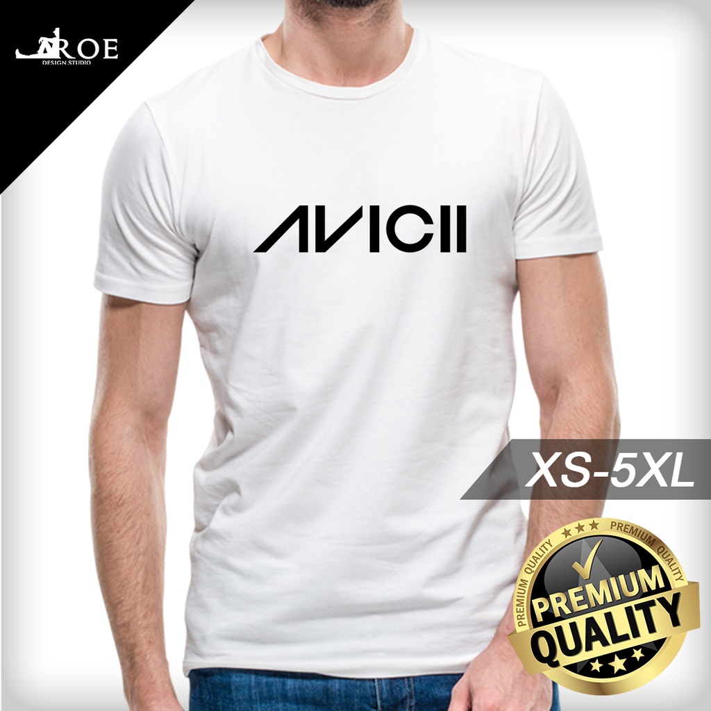 🔥 Baju Tshirt Avicii Music Lelaki Perempuan Unisex + พลัสไซส์ 🔥