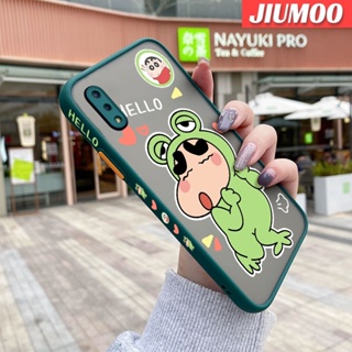 เคสโทรศัพท์มือถือ แบบใส ขอบสี่เหลี่ยม กันกระแทก ลายการ์ตูนชินจังซน สําหรับ VIVO Y93 Y93s