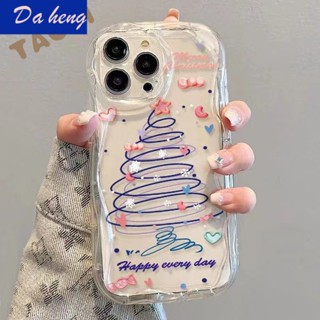 Xs xs11 ใหม่ เคสโทรศัพท์มือถือนิ่ม กันลื่น กันตก ลายต้นคริสต์มาส แนวสตรีท สําหรับ Iphone 67p 14 12 8 13 7X7D