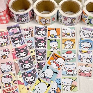 200 แผ่น/ม้วน สติกเกอร์ Sanrio น่ารัก