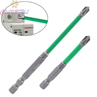 【COLORFUL】Screwdriver Bit For Socket Magnetic Power Tools Slotted Special Switch