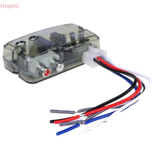 [HopeU] อะแดปเตอร์แปลงเสียงสเตอริโอ 12V RCA สูง เป็นต่ํา ปรับได้ สําหรับรถยนต์