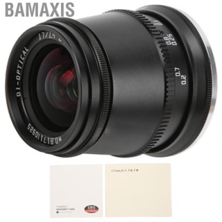 Bamaxis Large Aperture Lens  F1.4-F16 Manual Focus FX Mount Black 81° Viewing Angle  Optical for Fujifilm X-S10 X-A1