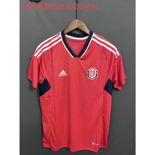  เสื้อกีฬาแขนสั้น ลายทีมชาติฟุตบอล Costa Rica ทีมเหย้า ไซซ์ S - XXL 23-24 AAA