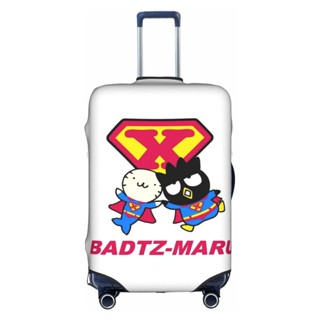 ผ้าคลุมกระเป๋าเดินทาง ป้องกันรอยขีดข่วน ซักทําความสะอาดได้ สําหรับ Sanrio Badtz Maru ขนาด 18-32 นิ้ว