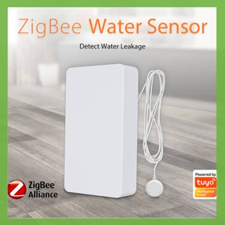 Tuya ZigBee เซนเซอร์แจ้งเตือนน้ําท่วม 2.4GHz สําหรับอพาร์ทเมนต์