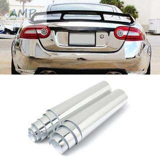 ⚡READYSTOCK⚡Car Sticker Silver Chrome Mirror Anti-UV Waterproof Exterior Stretchable