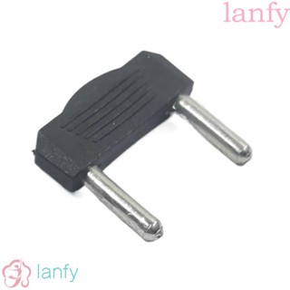 Lanfy ปลั๊กวงจรลัดวงจร 14 มม. RCA เข็ม 3 มม. คุณภาพสูง สีดํา สําหรับเสียง วิดีโอ 10 ชิ้น