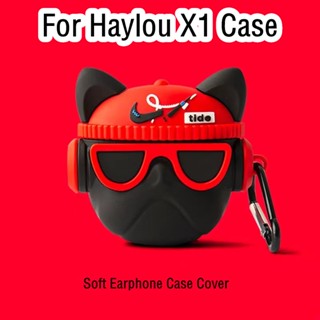 【คุณภาพสูง】เคสหูฟัง แบบนิ่ม กันกระแทก ลายการ์ตูน สําหรับ Haylou X1 Haylou X1