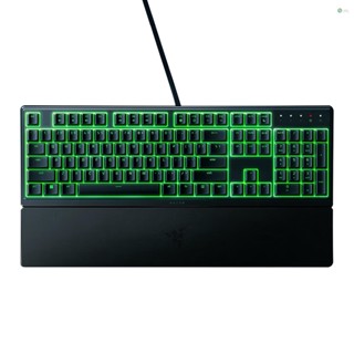 [พร้อมส่ง] คีย์บอร์ดเล่นเกม Razer V3X 104 คีย์ Chroma RGB มีสาย USB 1000Hz พร้อมที่พักข้อมือ ถอดออกได้