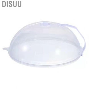 Disuu Microwave Oven Splatter Cover High Temperature Resistant Plastic Splash Guard Lid Clear  for Kitchen Tool