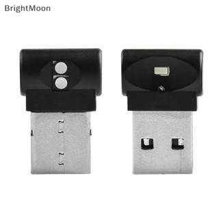 Brightmoon โคมไฟฉุกเฉิน LED USB ขนาดเล็ก หลากสี สําหรับตกแต่งภายในรถยนต์