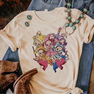 Ojamajo Doremi เสื้อยืด ลายการ์ตูนอนิเมะ มังงะ สตรีท เสื้อผ้าสําหรับเด็กผู้หญิง