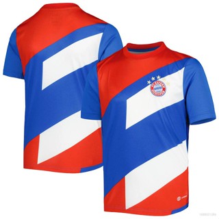 Qy 2023-2024 เสื้อยืดลําลอง แขนสั้น คอกลม พิมพ์ลาย Bayern Munchen Home Away พลัสไซซ์ สําหรับฝึกซ้อมฟุตบอล