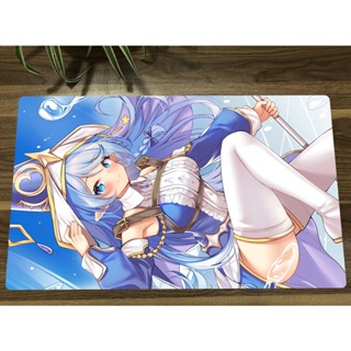 Yugioh OCG Playmat Aquamancer of the Sanctuary TCG CCG แผ่นรองเมาส์ สําหรับเล่นเกม