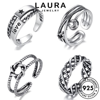 Laura Jewelry แหวนเงิน 925 สไตล์วินเทจ เครื่องประดับ สําหรับผู้หญิง M041