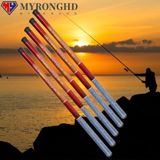 Myronghd คันเบ็ดตกปลา แบบพกพา ยืดหดได้ สําหรับตกปลาคาร์พ