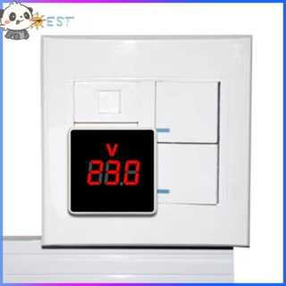 ❉ดีที่สุด❉ โวลต์มิเตอร์ดิจิทัล AC 50-380V แบบพกพา สําหรับบ้าน สํานักงาน อุตสาหกรรม