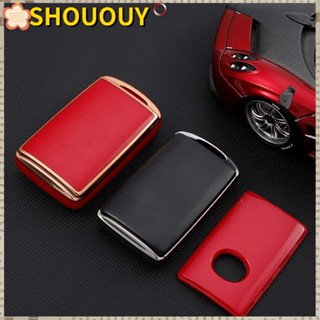 SHOUOUY เคสรีโมตกุญแจรถยนต์ สําหรับ Mazda Alexa CX-30 CX-3 CX-5 CX-7 CX-9 CX-4