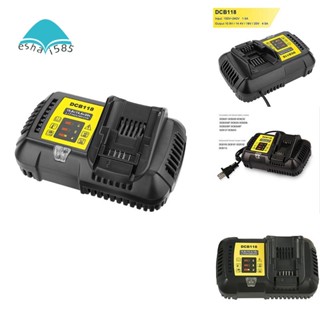 อุปกรณ์ชาร์จแบตเตอรี่ DCB118 ปลั๊ก EU สําหรับ Dewalt 10.8V 14.4V 18V 20V DCB200 DCB101 DCB115 DCB107 DCB105 DCB140 &amp;DCB112