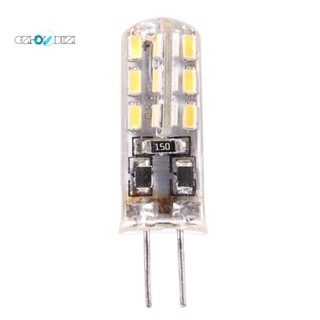 G4 LED หลอดไฟสปอตไลท์ โคมไฟ 1.5W 24 SMD 3014 สีวอร์มไวท์ 12V DC