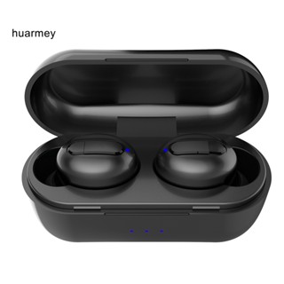 Huarmey V1 ชุดหูฟังสเตอริโอไร้สาย บลูทูธ 5.0 แฮนด์ฟรี สําหรับเล่นกีฬา