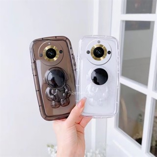 พร้อมส่ง เคสโทรศัพท์มือถือ ซิลิก้าใส แบบนิ่ม ลายนักบินอวกาศ ป้องกันกล้อง สําหรับ Realme 11 Pro Plus Pro+ 5G C53 NFC