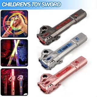 Laser Sword Toy Lightsaber Retractable 7Color Changing Flash Stick For Kids