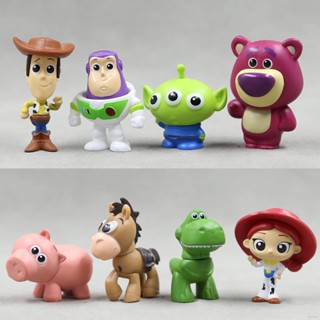 Yyds พวงกุญแจ จี้ตุ๊กตาเอเลี่ยน Toy Story DIY 4 ชิ้น