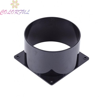 【COLORFUL】Kitchen Acessries Flange Connector Flange Connector Black Pipe Connecting