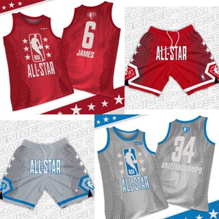 เสื้อกีฬาแขนสั้น ลาย NBA ALLSTAR WEST JERSEY/ SHORTS 2022