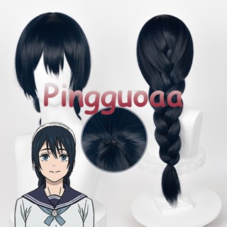 【Manmei】Anime Jujutsu Kaisen Amanai Riko Cosplay Wig 60cm Long Braids Wigs Blue-black Heat Resistant Synthetic Hair